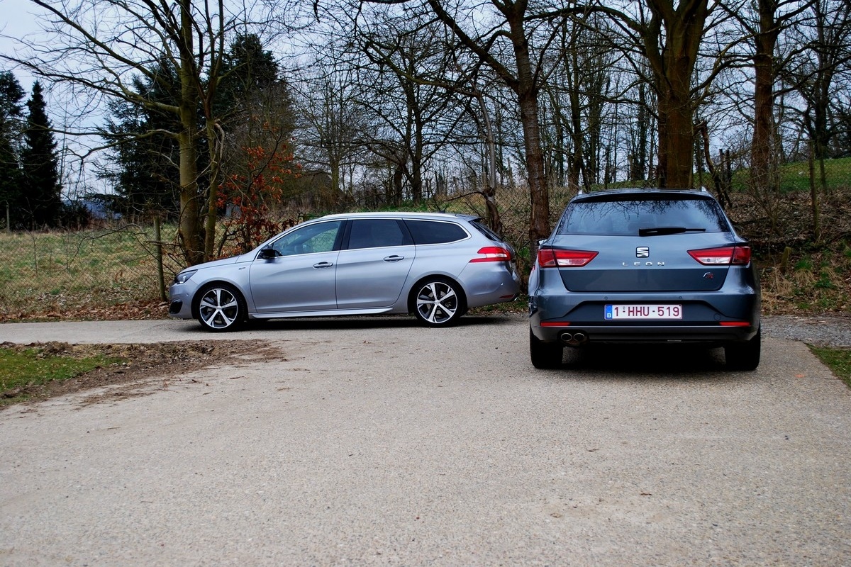 Galerie photo Seat Leon ST FR vs Peugeot 308 SW GT | Auto55.be