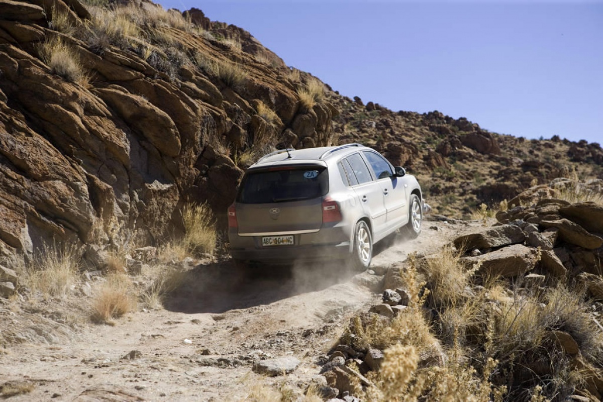 VW test Tiguan in Namibië