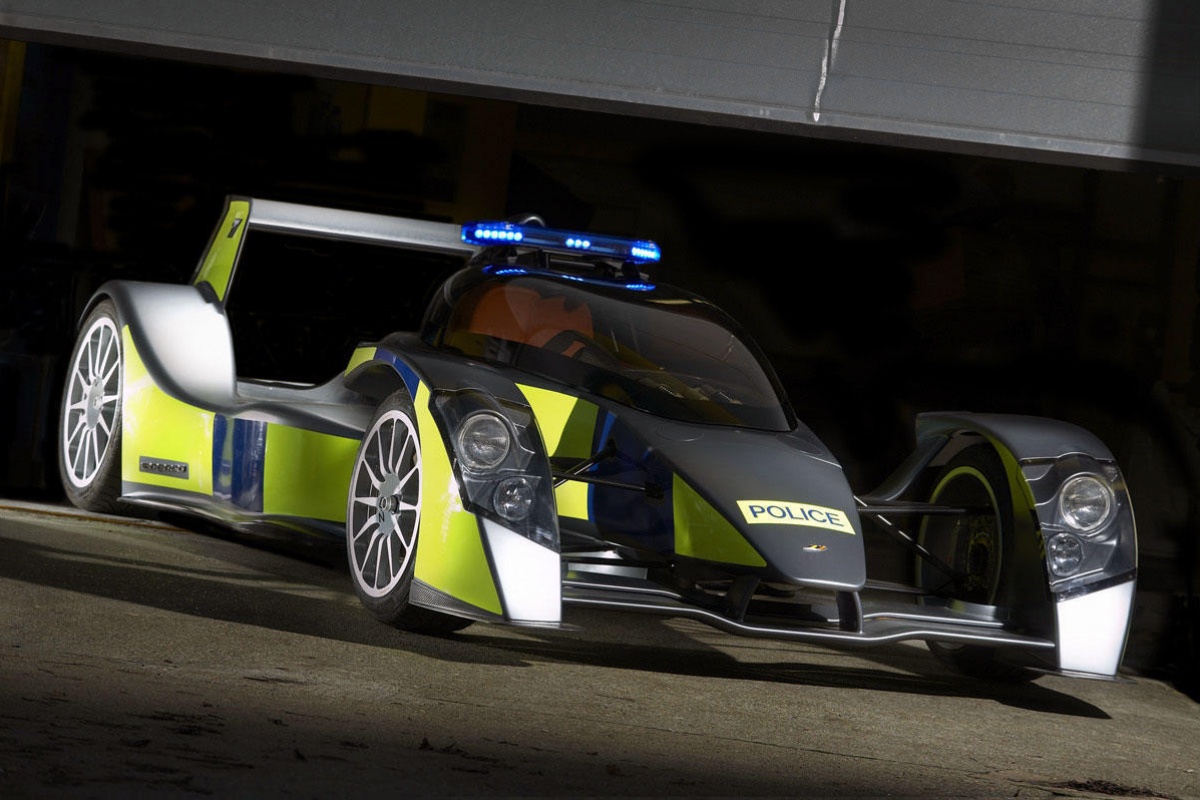Caparo bouwt snelste politieauto ter wereld