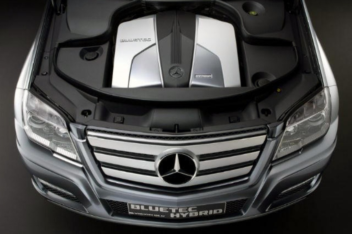Hybride Mercedes GLK op komst