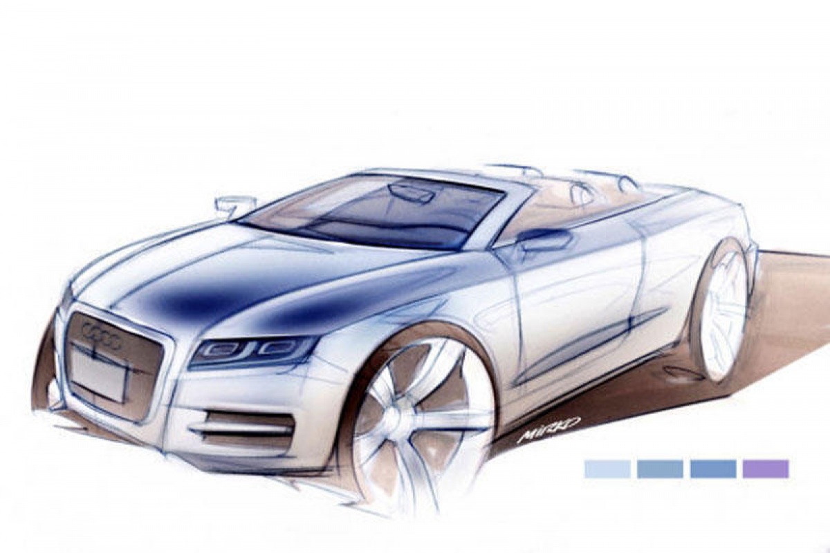 Toekomstige Audi-designs op straat