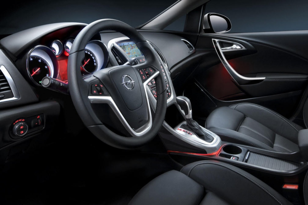 L'intérieur de l'Opel Astra