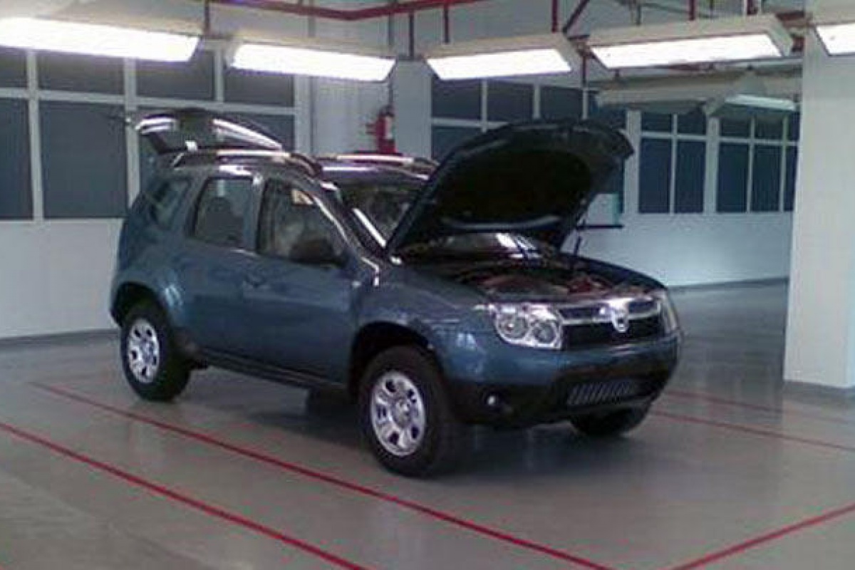 Dacia Duster de production attrapé