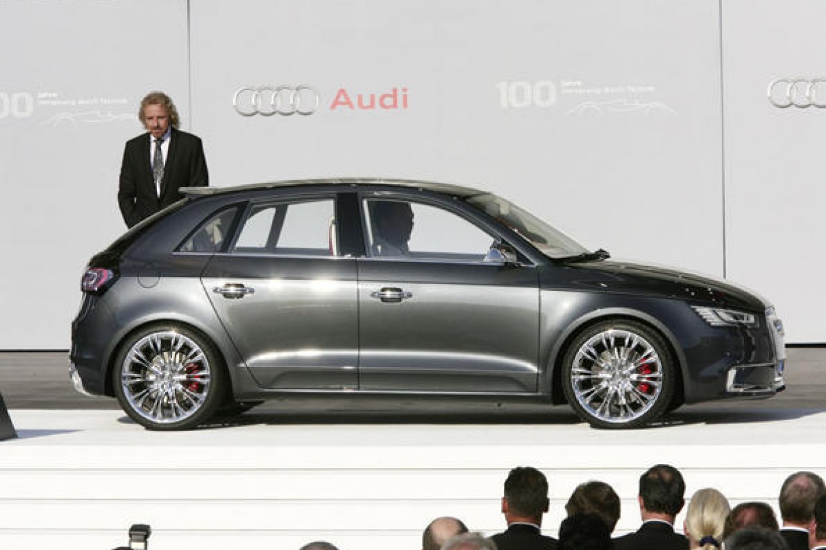 Audi A1 van start in Vorst