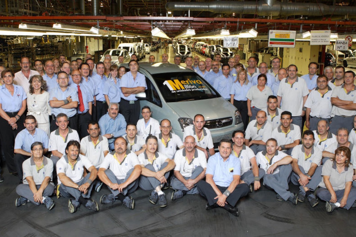 1 Miljoen Opel Meriva's