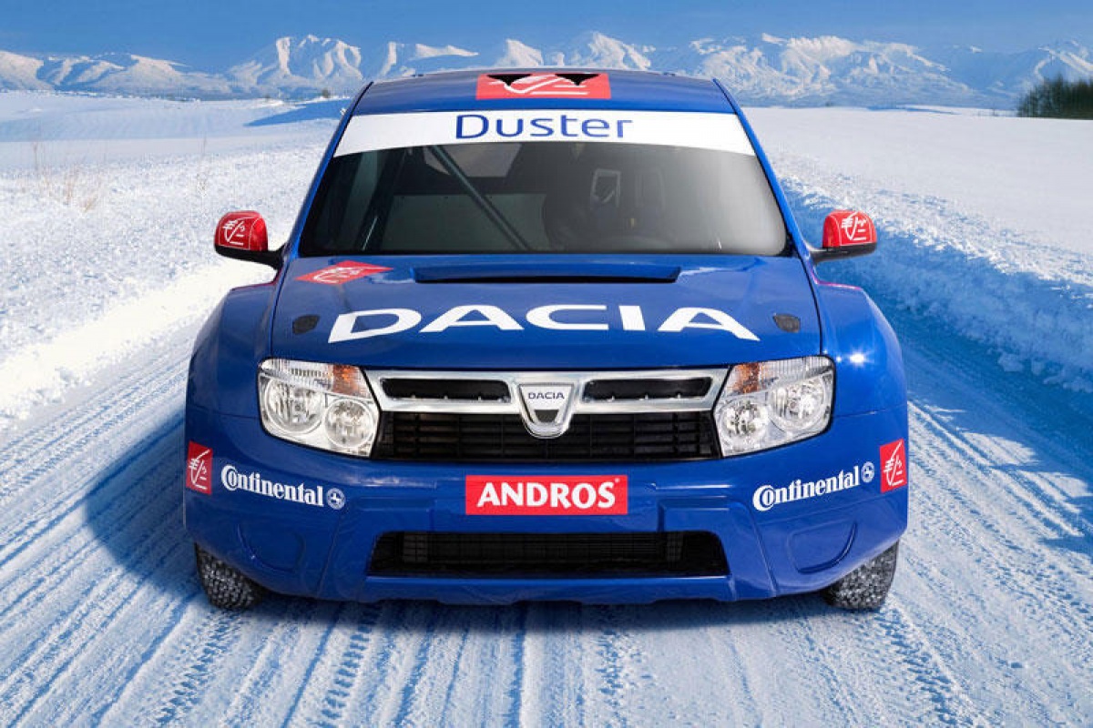 Dacia Duster eerst als ijsracer