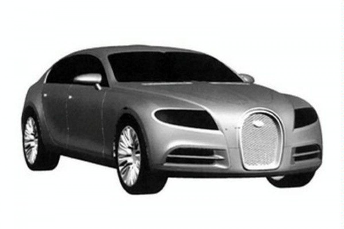 Bugatti registreert design 16C supersedan