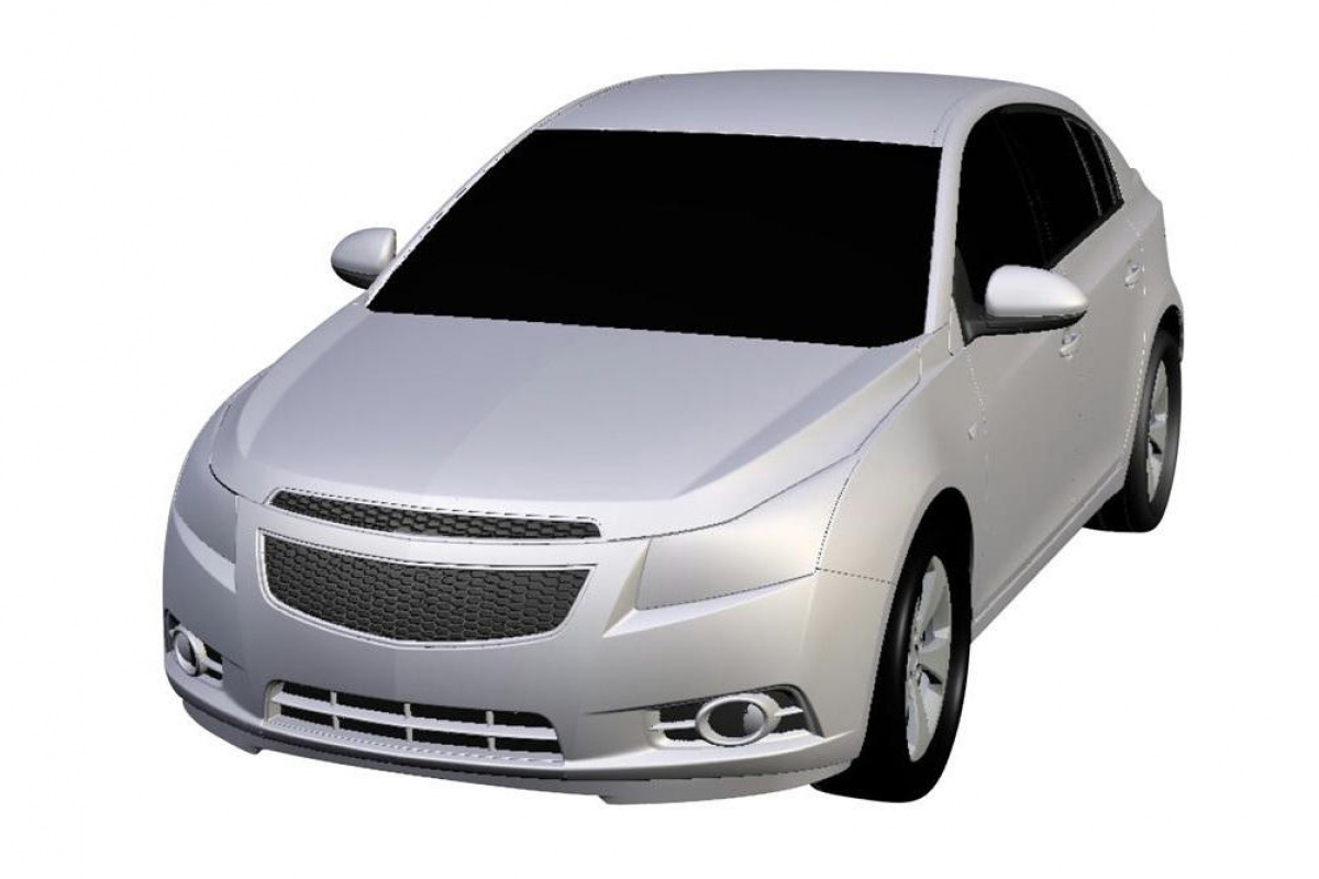 Chevrolet Cruze Hatchback Patent Images