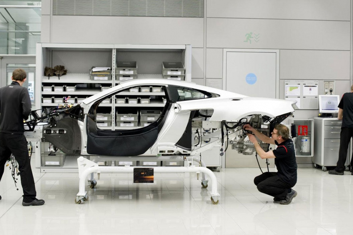 McLaren MP4 in productie
