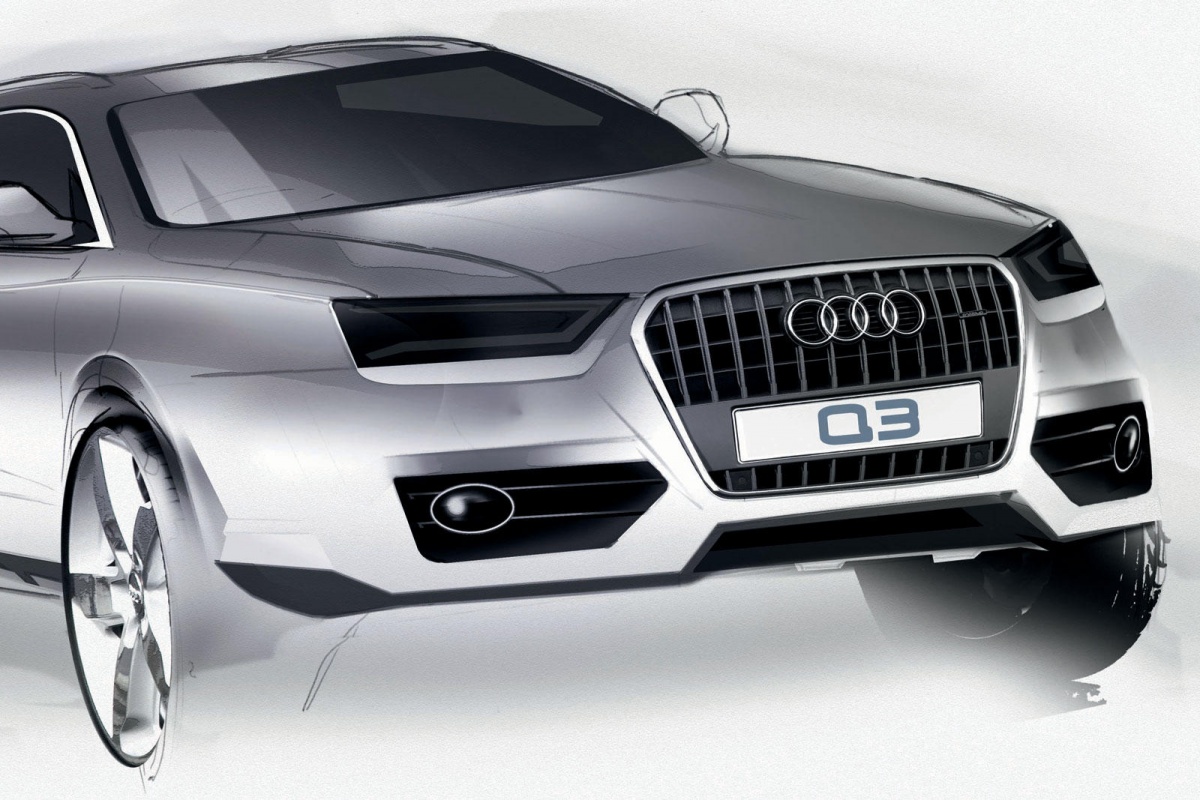 Audi schetst de nieuwe Q3