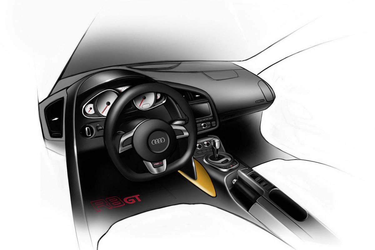 Audi R8 GT Spyder teaser