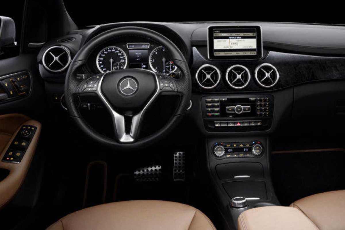 Mercedes B Class Interior Preview