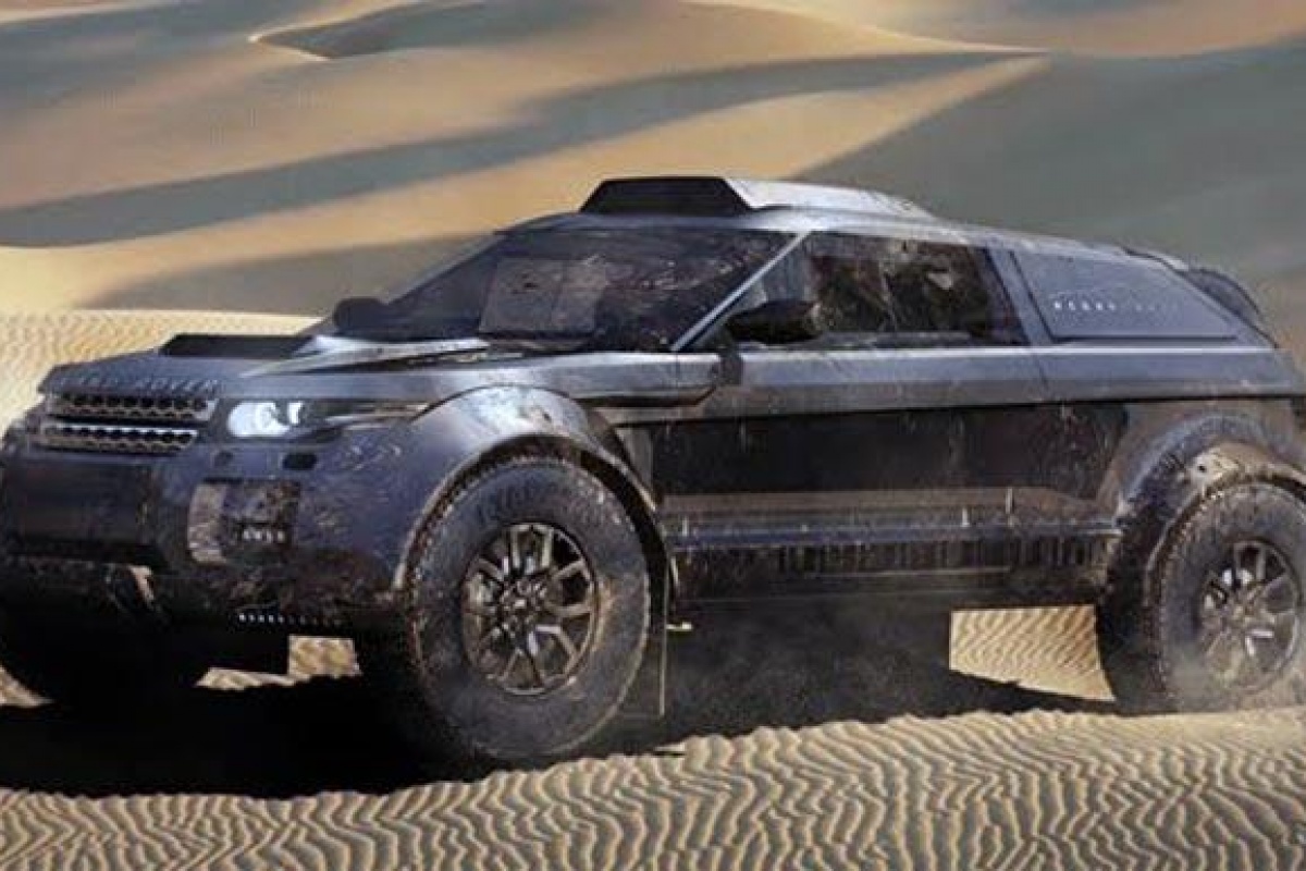 Range Rover Evoque met BMW-motor naar Dakar