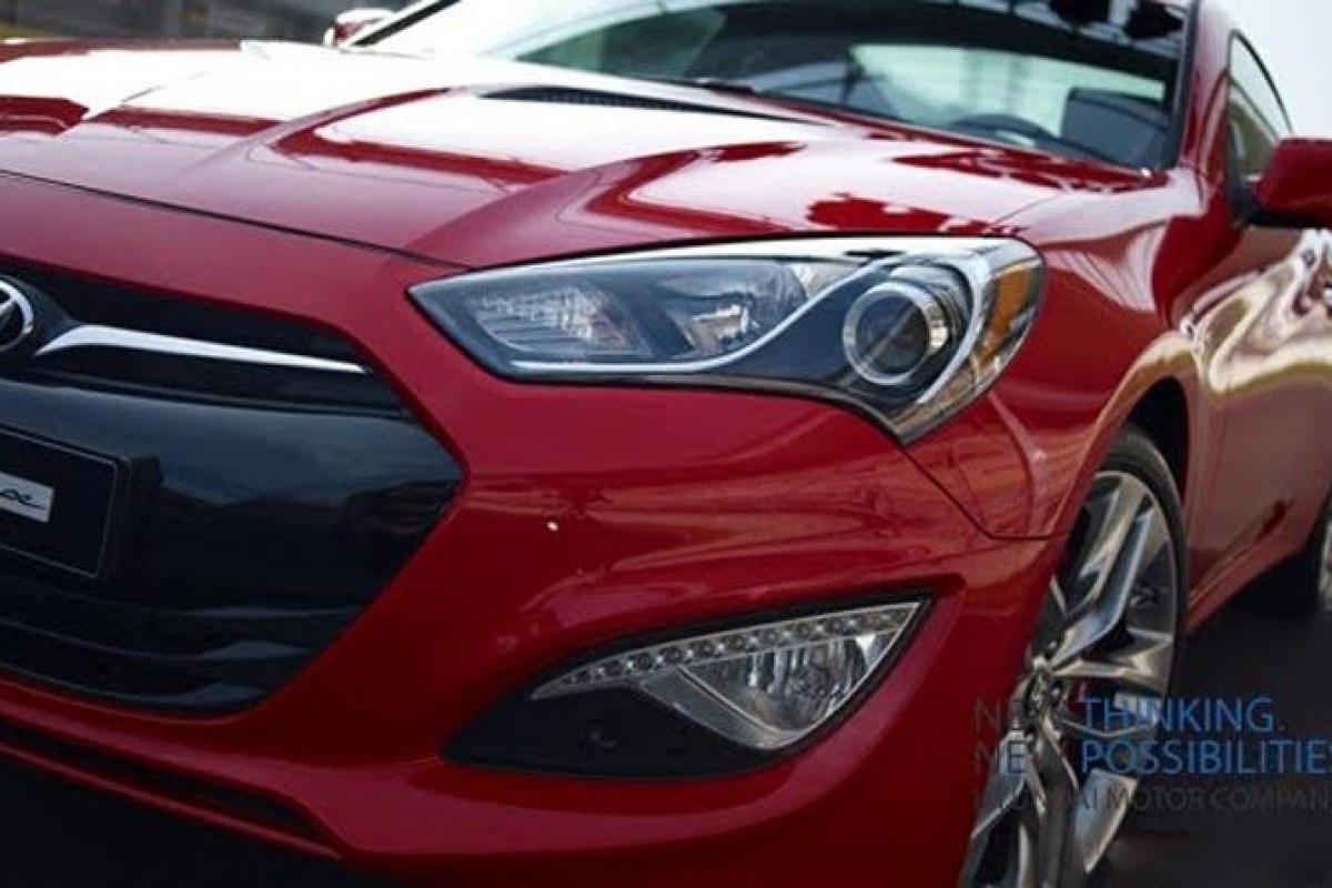 Teaser voor vernieuwde Hyundai Genesis Coupe