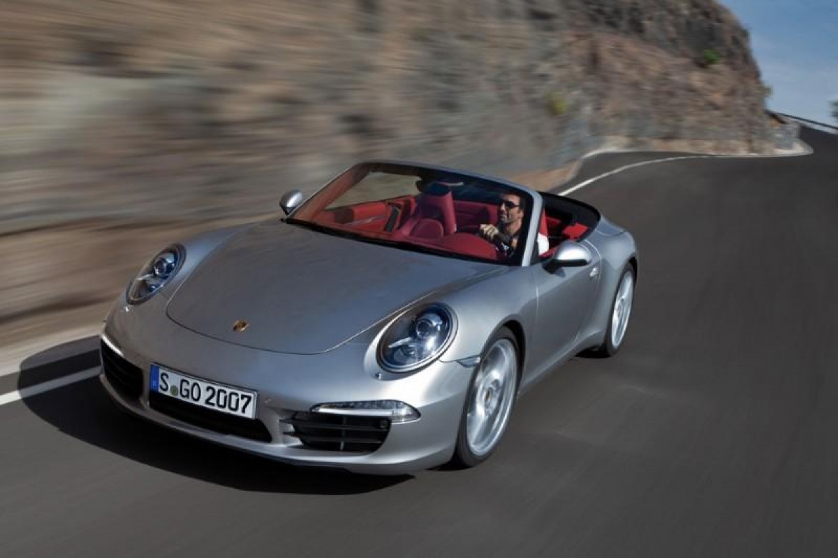 Nieuwe Porsche 911 Cabrio mag naar buiten