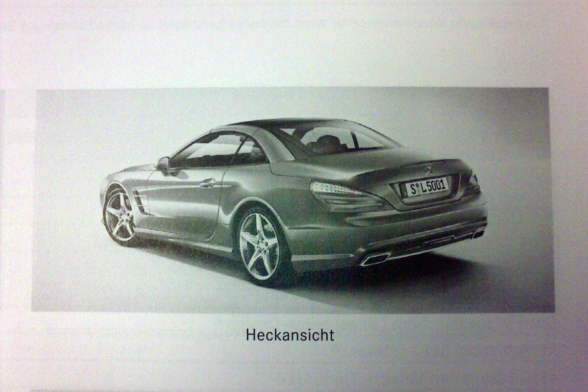 Mercedes SL MY2013 Leaked