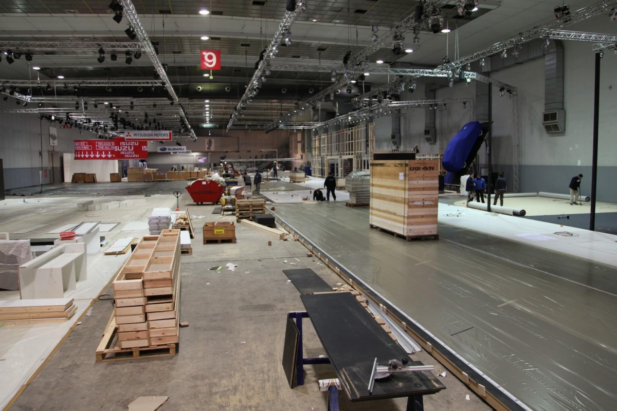 Brussels Motorshow 2012: construction