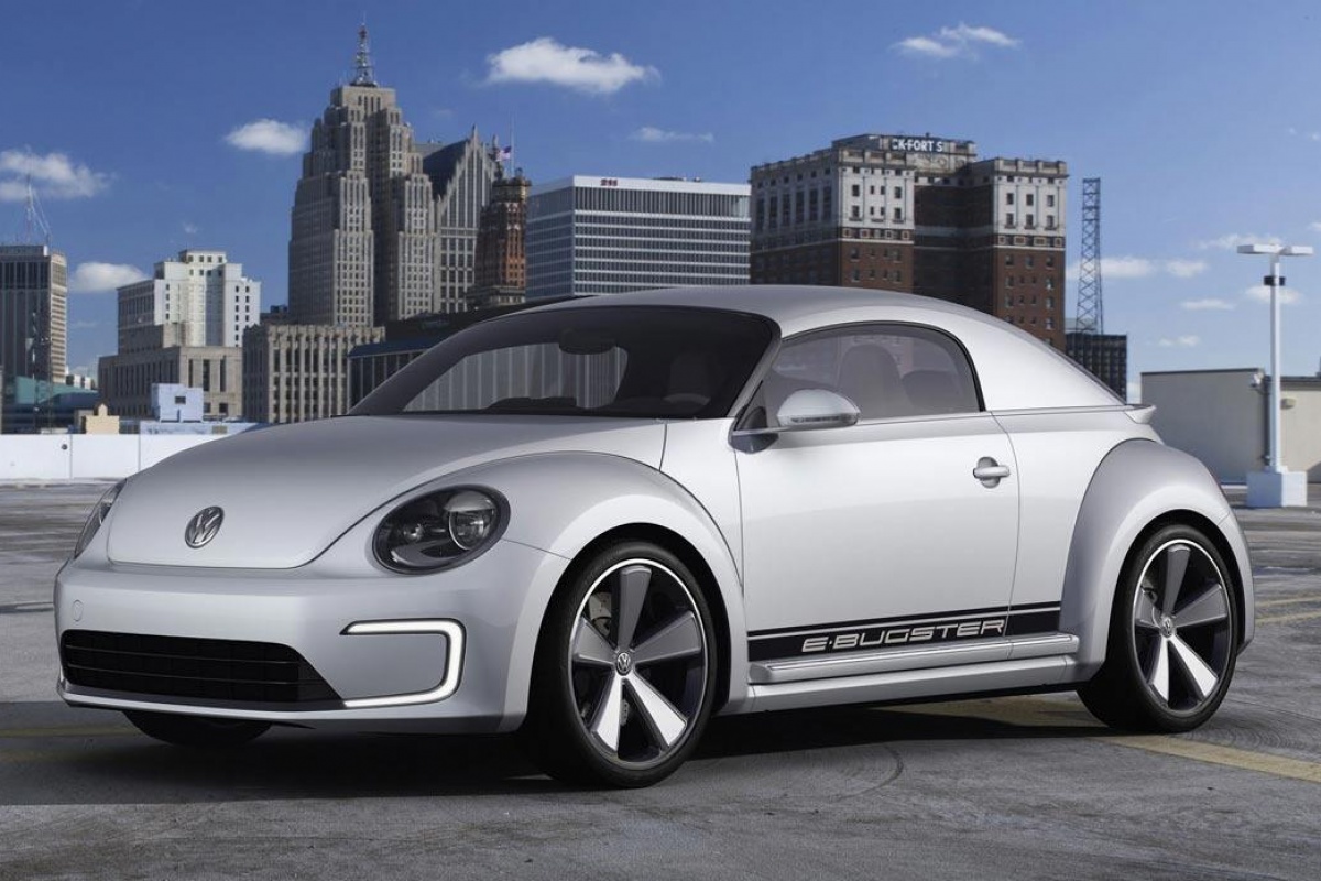VW E-Bugster is Beetle, HotRod, Elektrisch