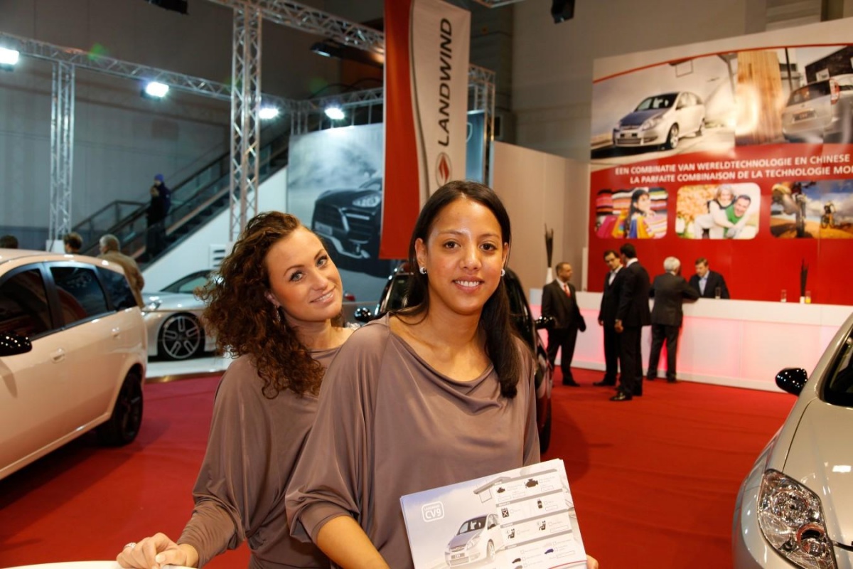 Brussels Motorshow Babes 2012