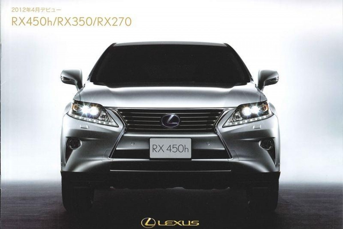 Lexus RX Facelift kan zich niet bedwingen