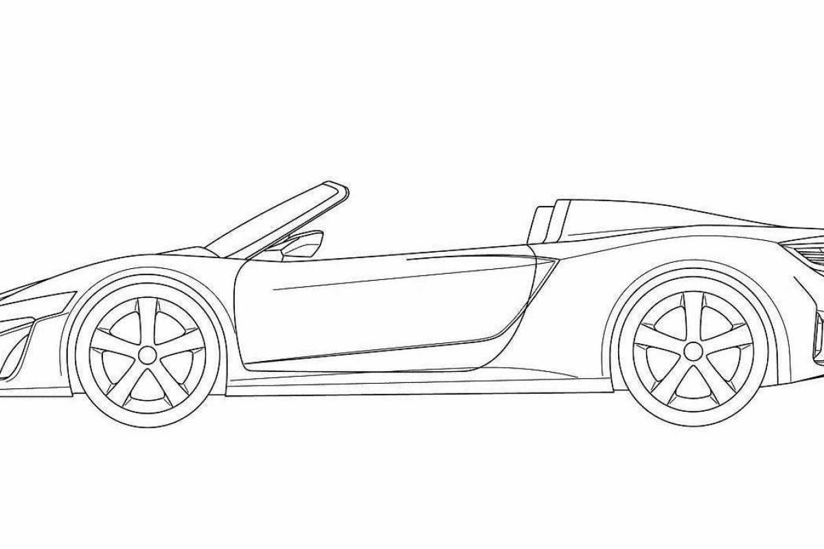 Honda NSX Roadster patent images