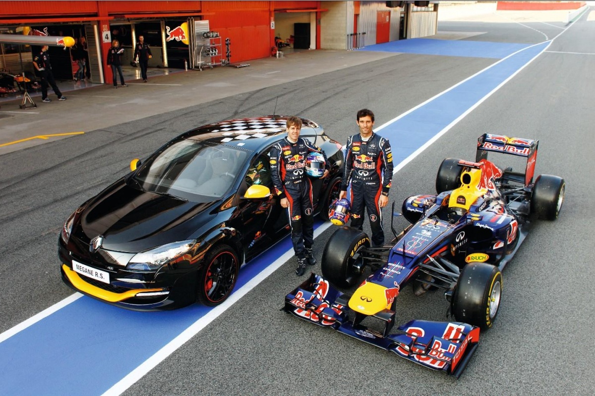 Start/stop voor Renault Megane RS Red Bull