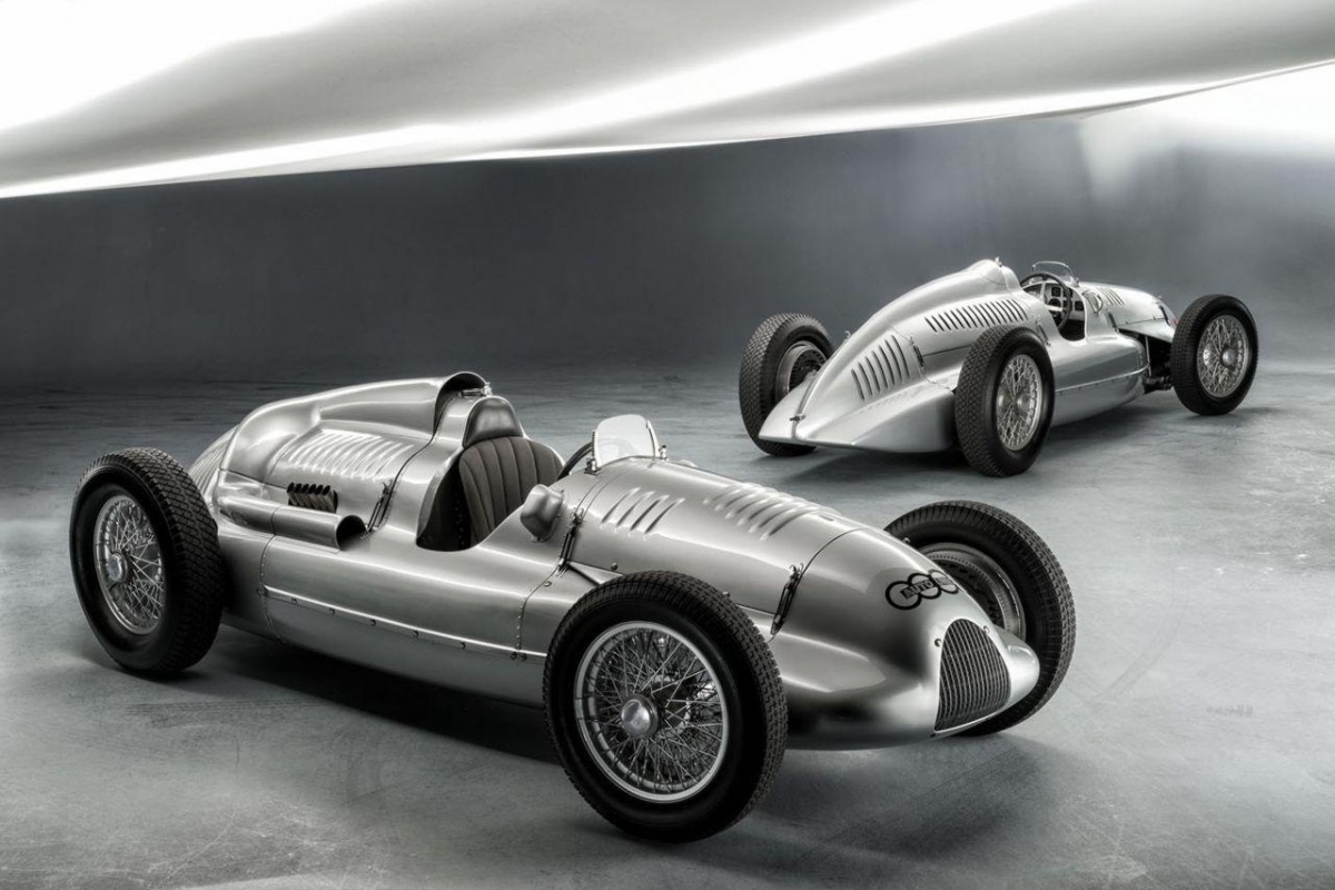 Auto Union Type D is thuis