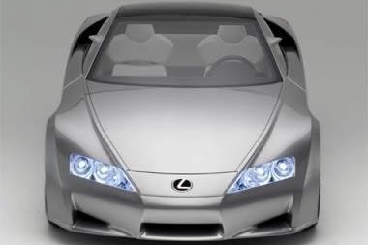 Lexus LF-A concept: 500pk sterk