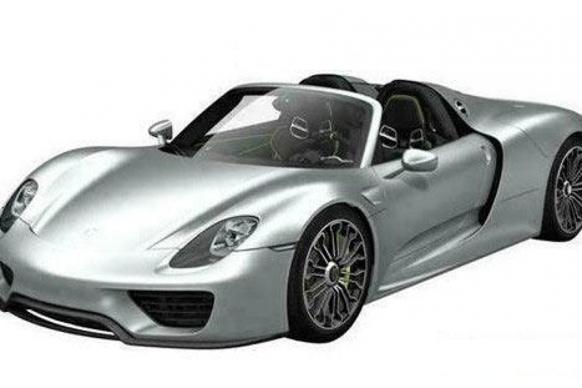 Porsche 918 Spyder patent images
