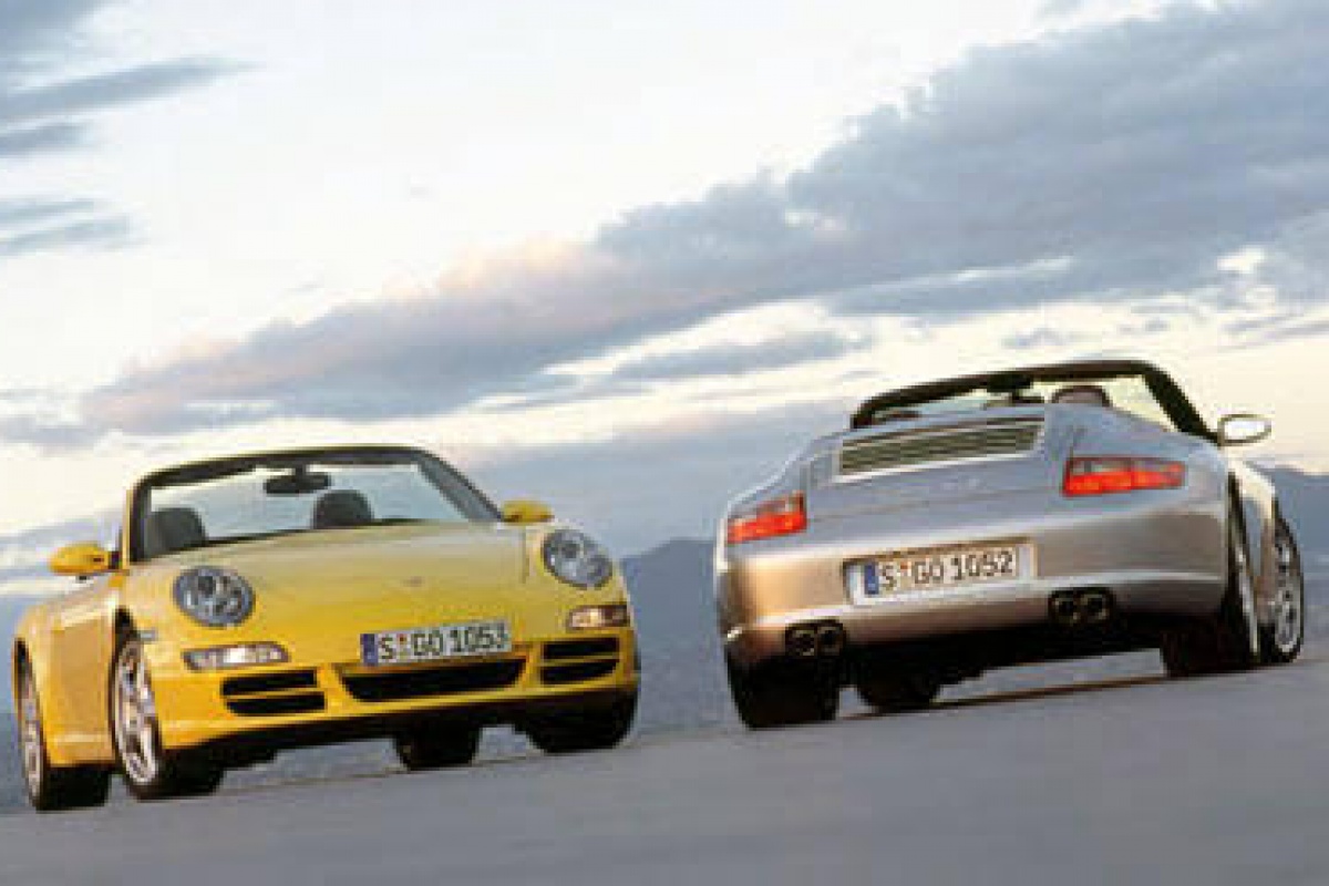 Porsche 997 nu ook dakloos