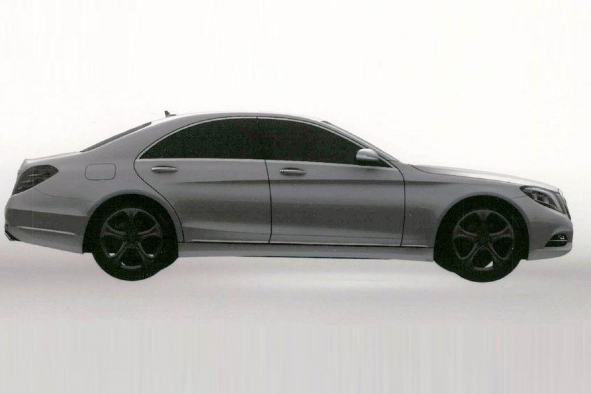 Mercedes S500 Hybrid Plus Patent Images
