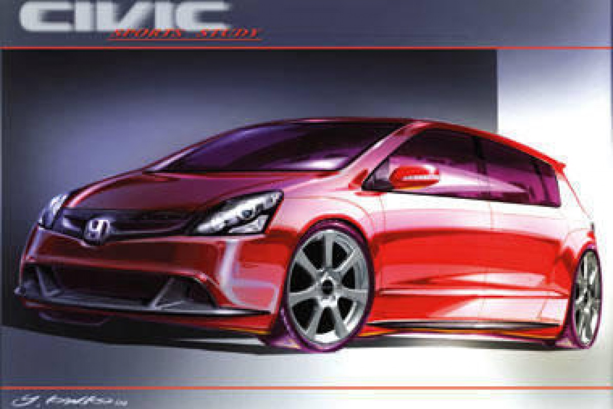 Sportief studiemodel Honda Civic