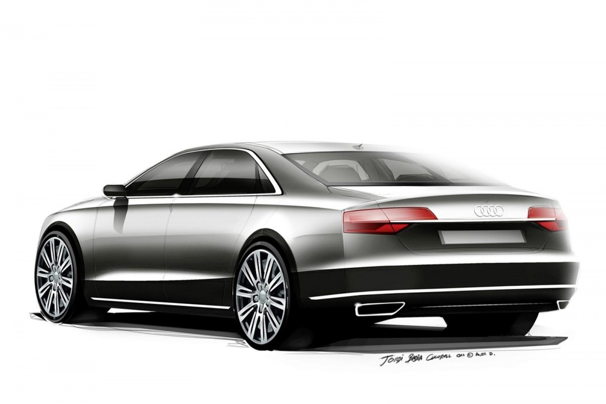Audi A8 MY2014 Sketches