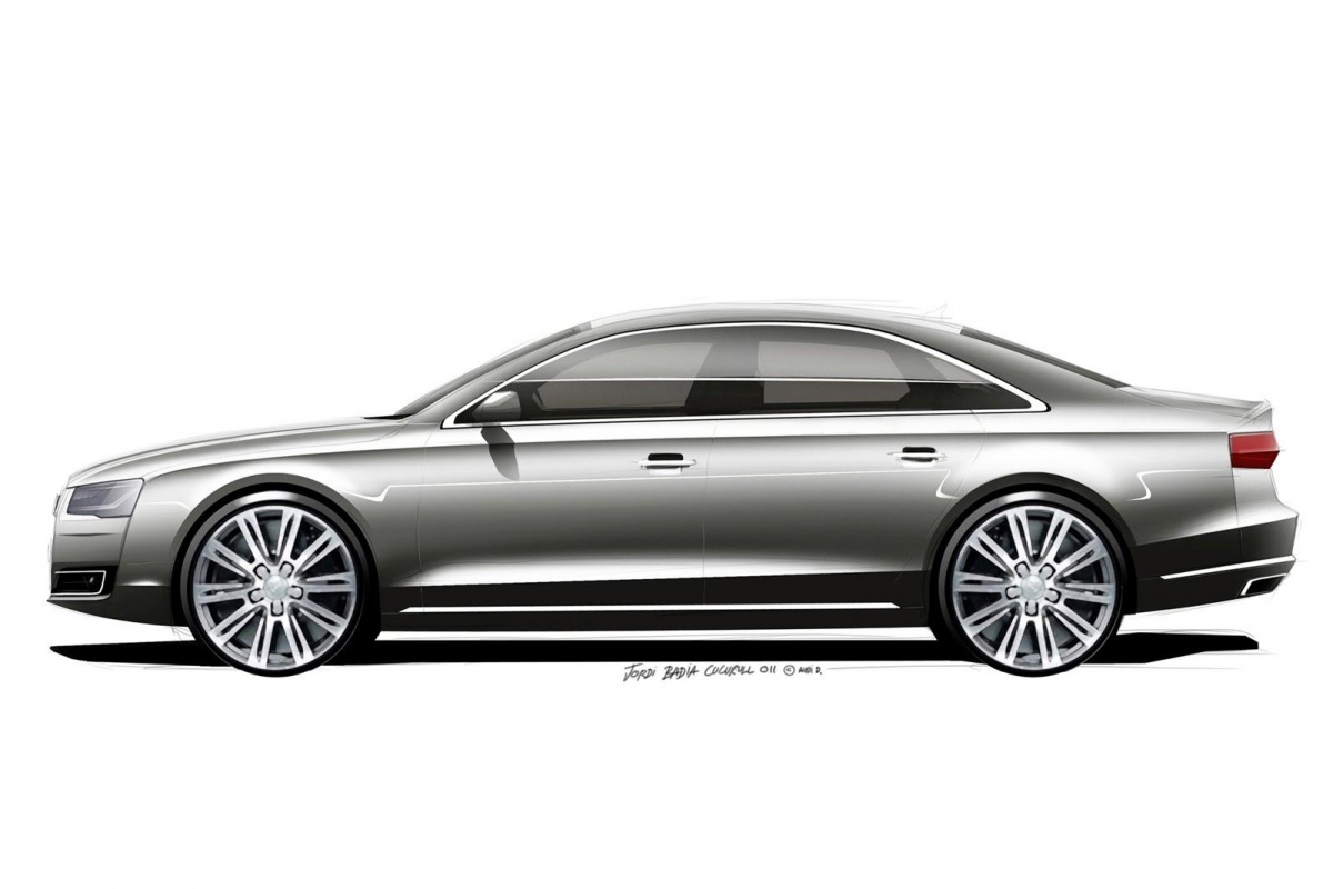 Audi schetst de vernieuwde A8
