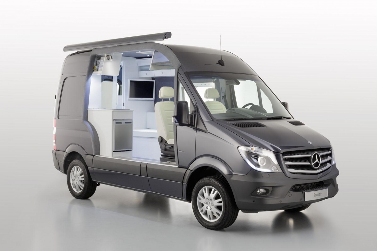 Voor kampeerders: Mercedes Sprinter Caravan Concept