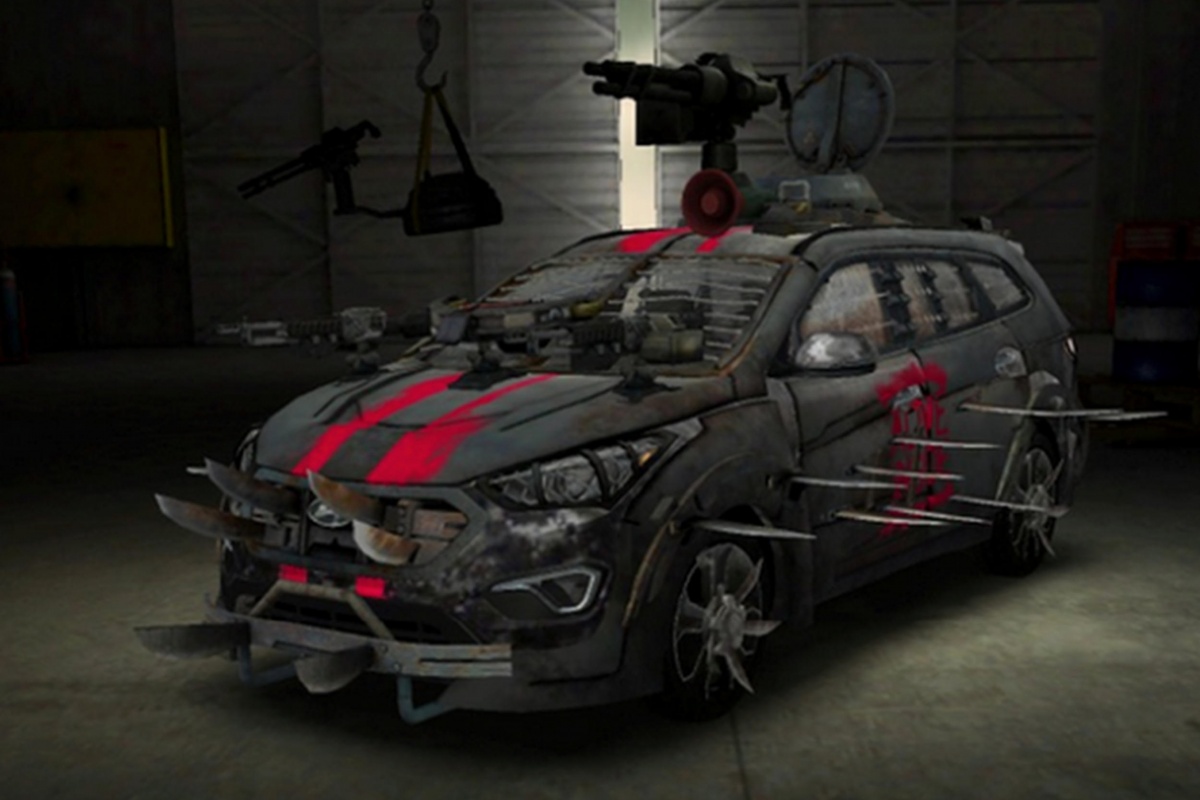 Hyundai Santa Fe Zombie Survival Machine