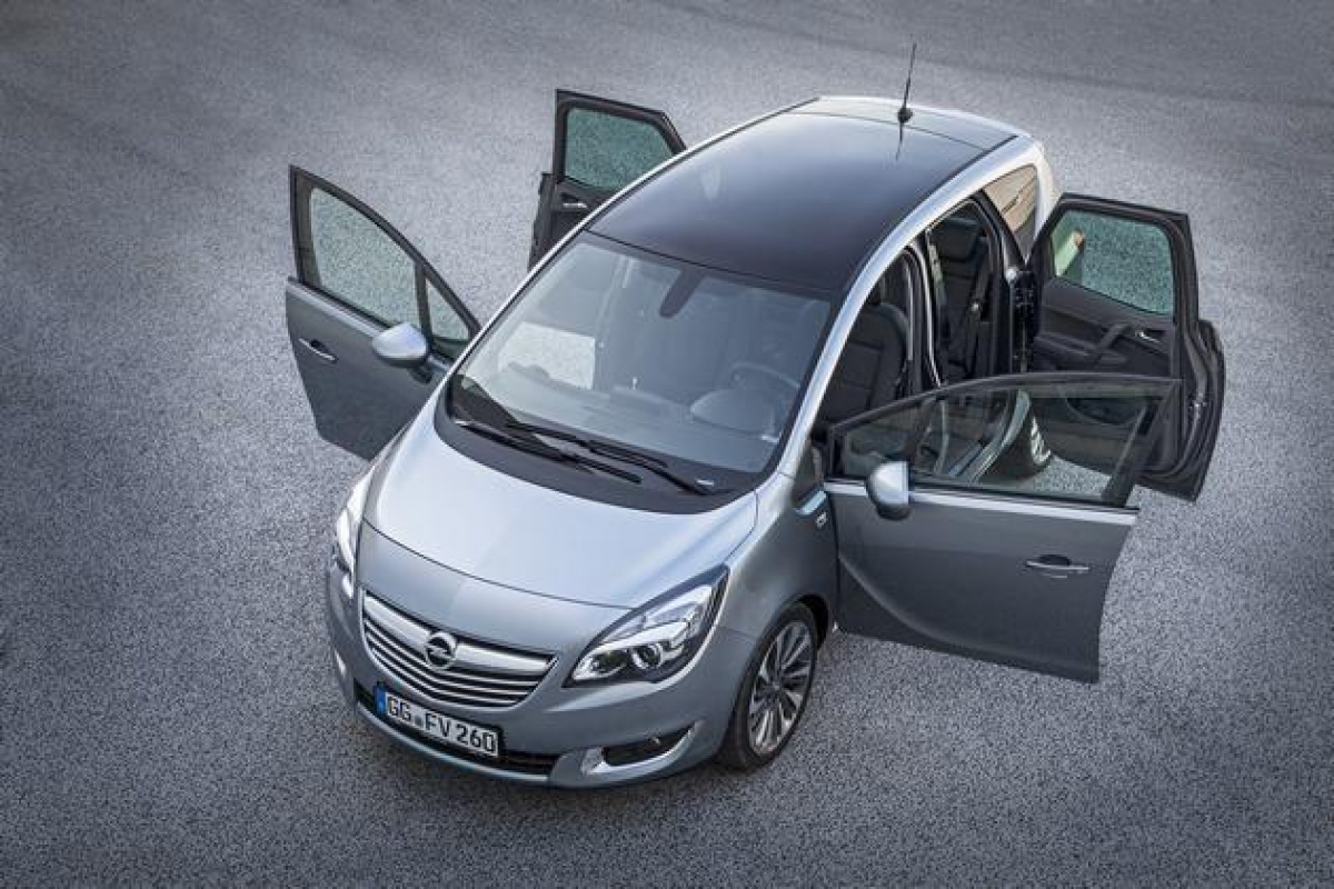 Facelift et nouvelles motorisations pour l'Opel Meriva