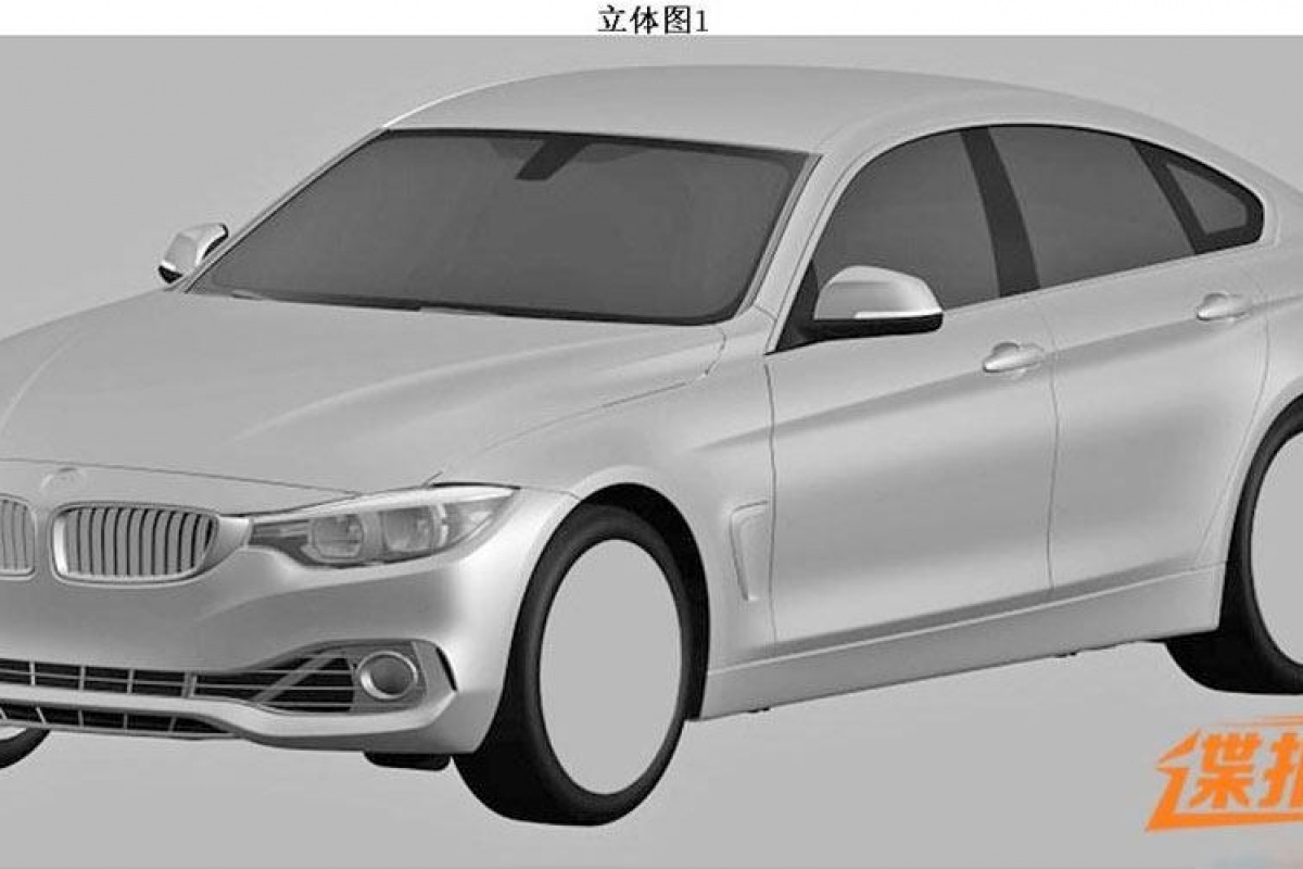 BMW 4 GranCoupé onthuld in patentbeelden