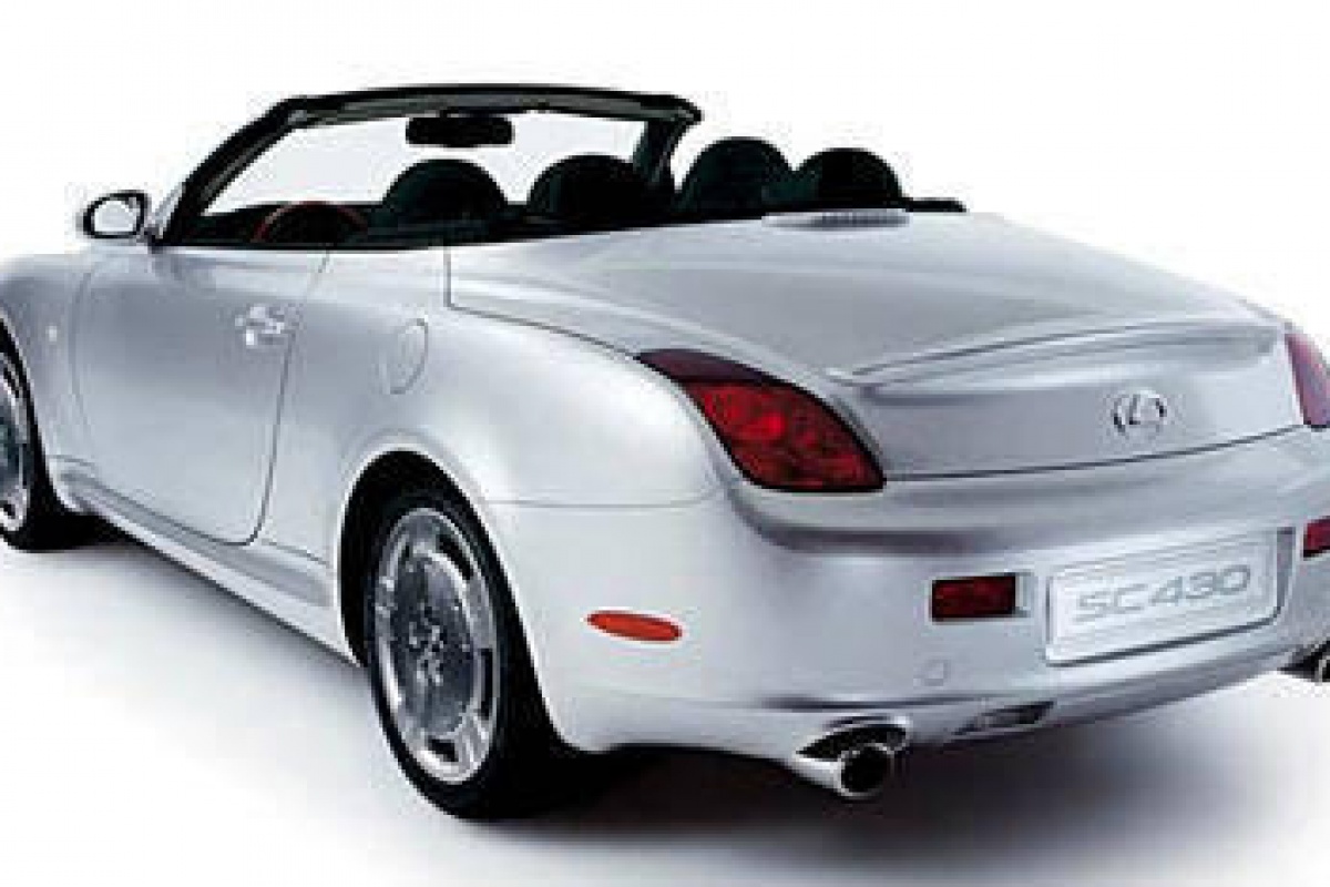 Lexus SC430: Cabrio met 'loads of style'